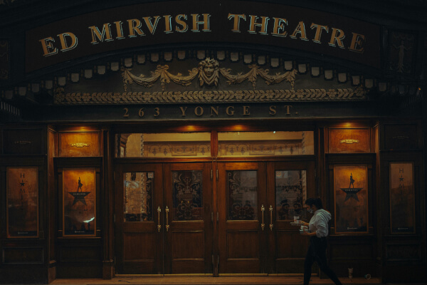 The Ed Mirvish Theatre is just one of many that entertain guests.
