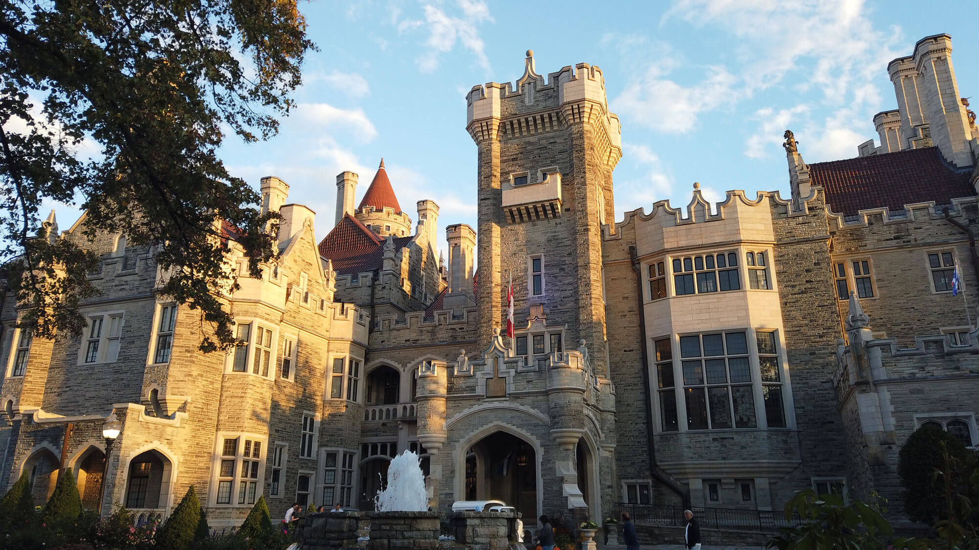 A castle in the middle of Toronto