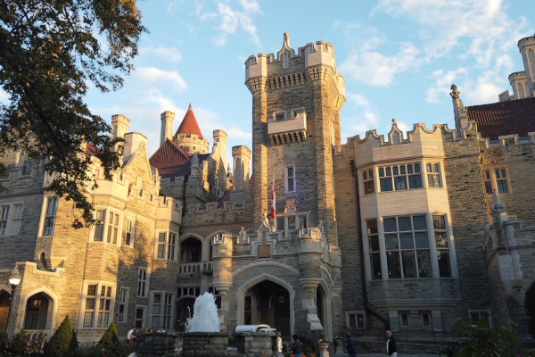 Stately Casa Loma, a castle in the middle of a Canadian city.